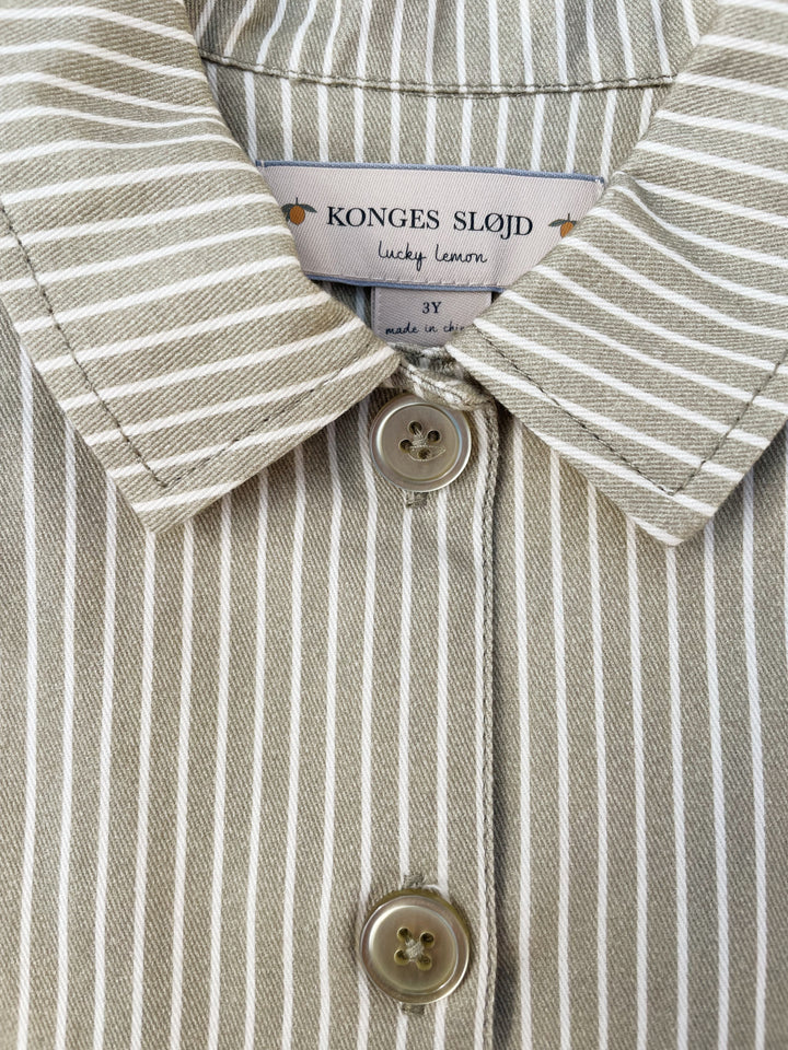Konges Sløjd Frankie Over Shirt GOTS - Tea Stripe