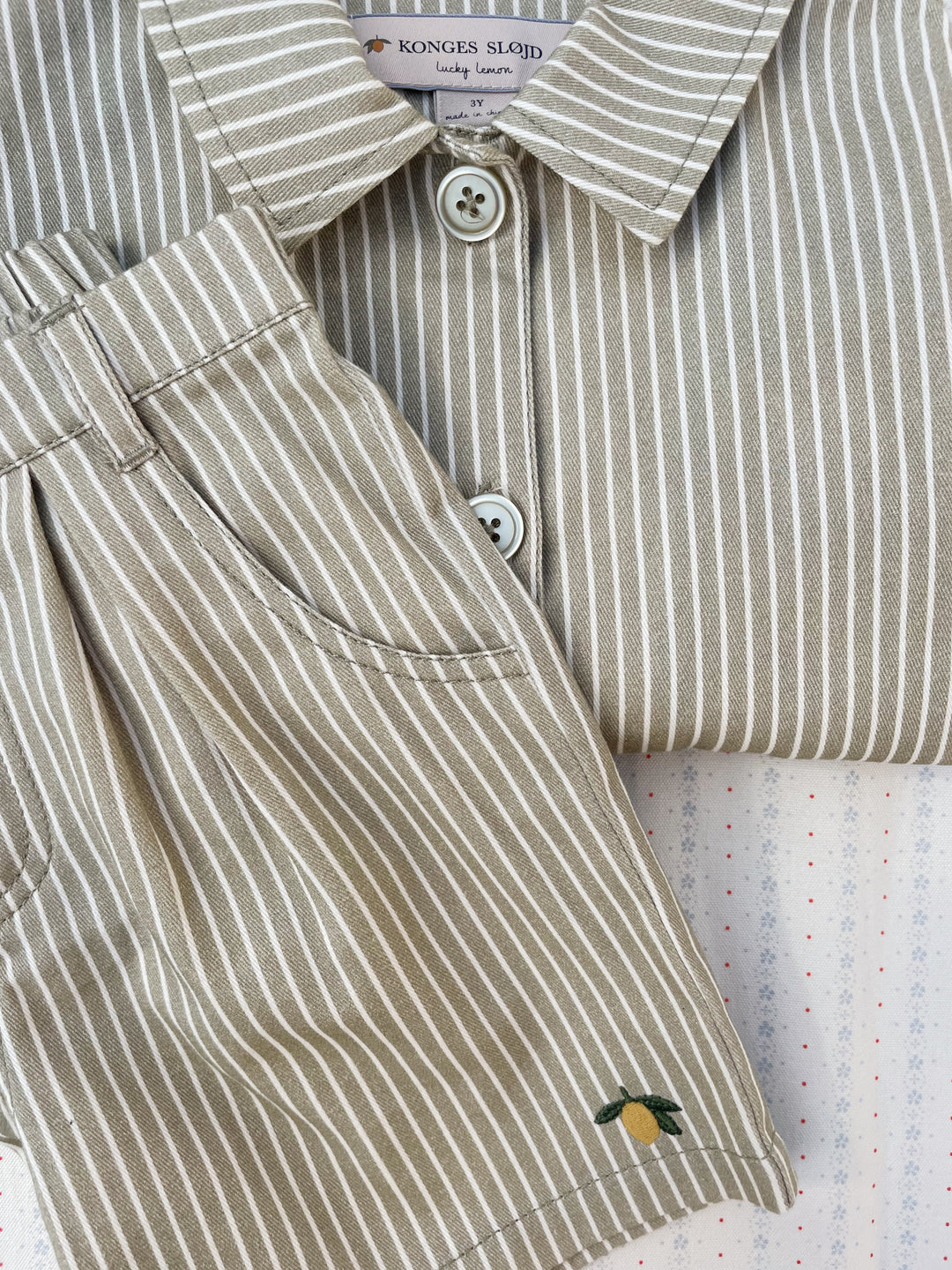 Konges Sløjd Frankie Over Shirt GOTS - Tea Stripe