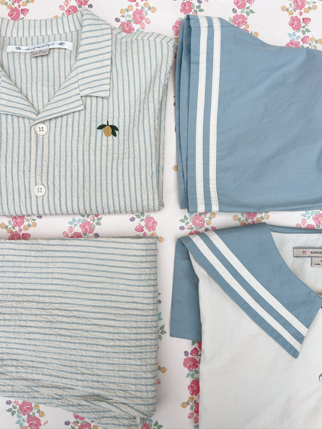 Konges Sløjd Celebration Elliot Pants - Cloud Stripe