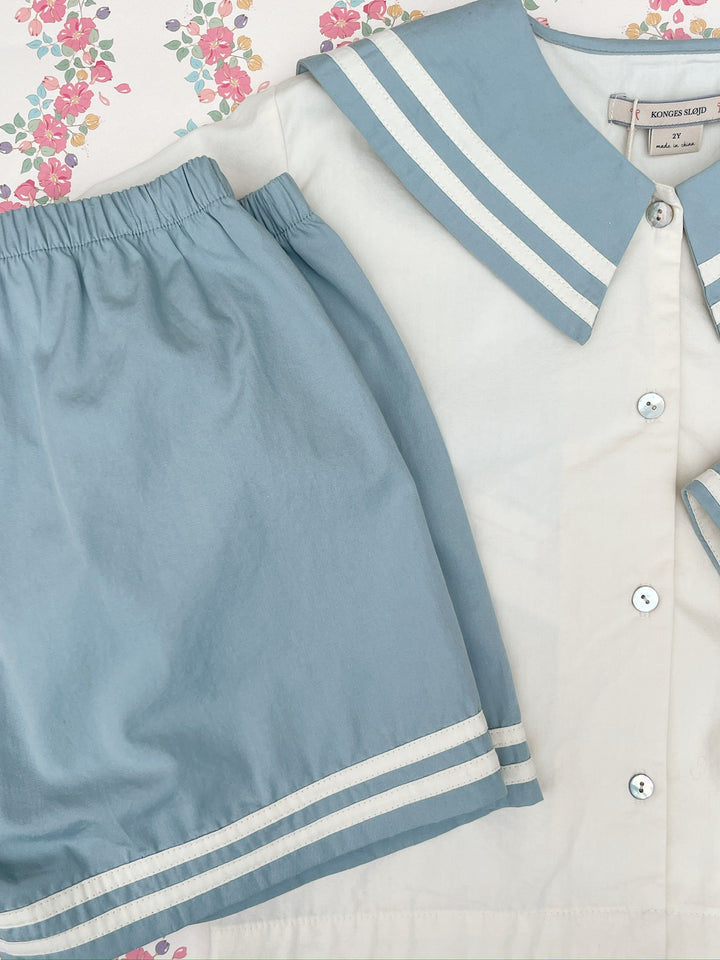 Konges Sløjd Celebration Sailor Shorts GOTS - Ashley Blue