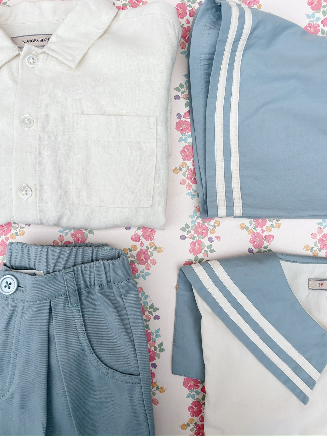Konges Sløjd Celebration Sailor Shorts GOTS - Ashley Blue