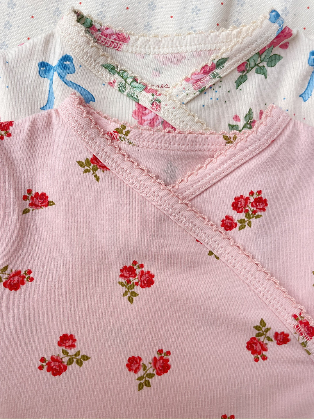 Konges Sløjd Basic Long Sleeve Newborn Body GOTS - Rosa Pink
