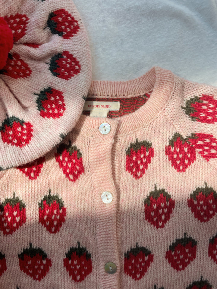Konges Sløjd Belou Knit Beret - Strawberry