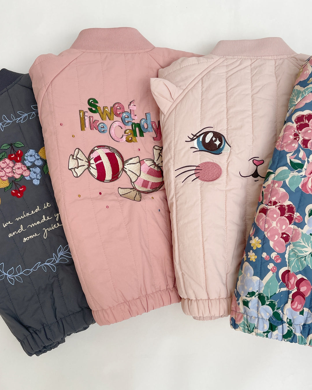 Konges Sløjd Juno Kitty Bomber Jacket - Cameo Rose