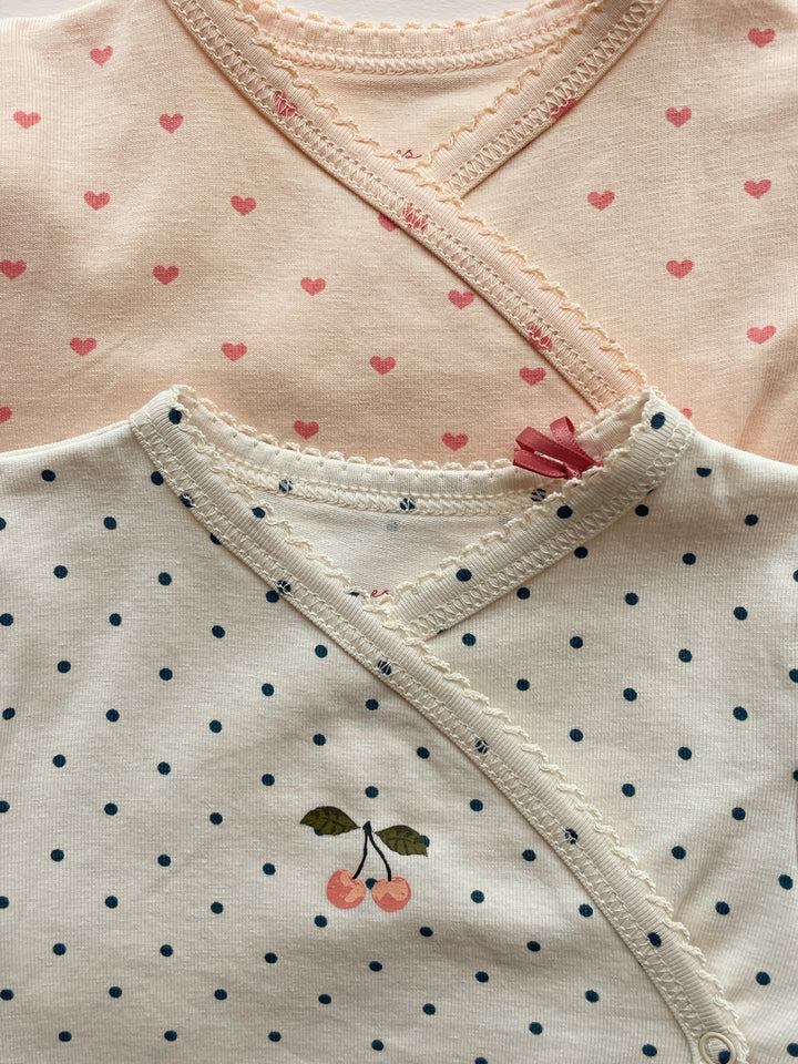 Konges Sløjd Basic LS Newborn Bodysuit - Teddy Coeur