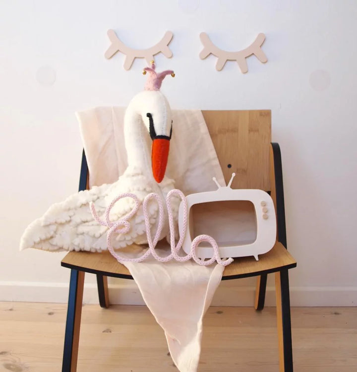 Gamcha Animal Head - Swan White