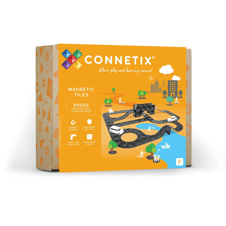 Connetix Creative Roads Pack 48 Pieces