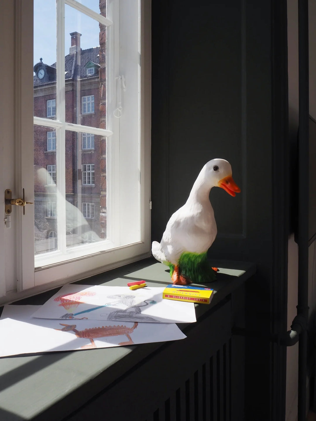 Egmont Toys Heico Duck Sitting Lamp - White