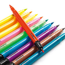 Djeco Double Tip Felt Tips - Pop Colour