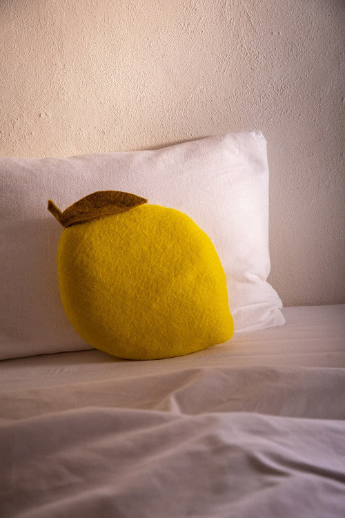 Muskhane Lemon Cushion - Sulfur Flower