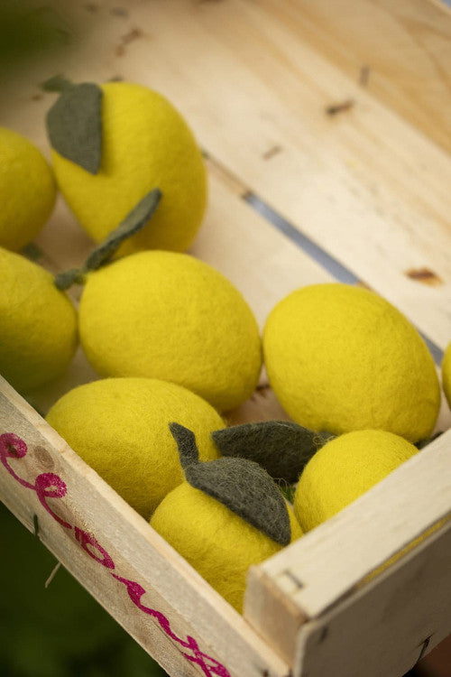 Muskhane Lemon Felt Fruit - 1 piece