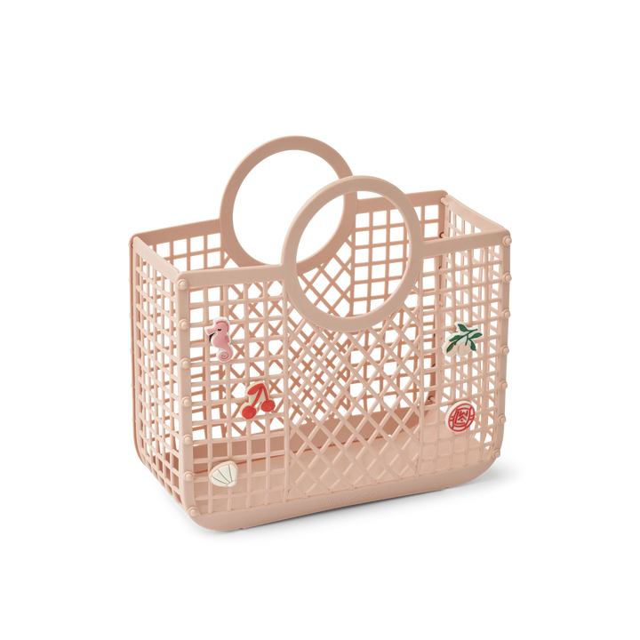 Liewood Samantha Basket With Charms - Rose