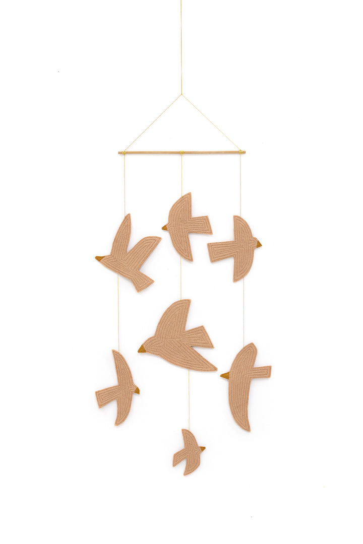 Muskhane Little Birdy Hanging Decor - Nude
