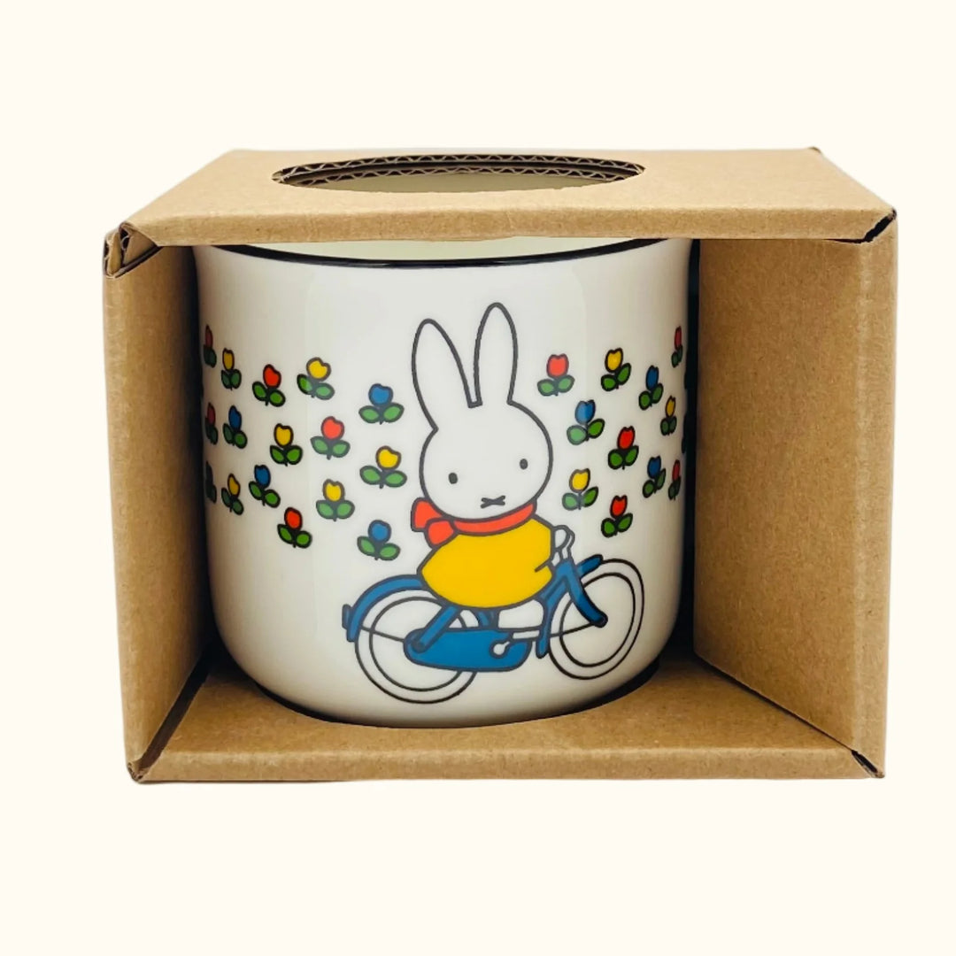 Miffy Ceramic Retro Mug - Bicycle