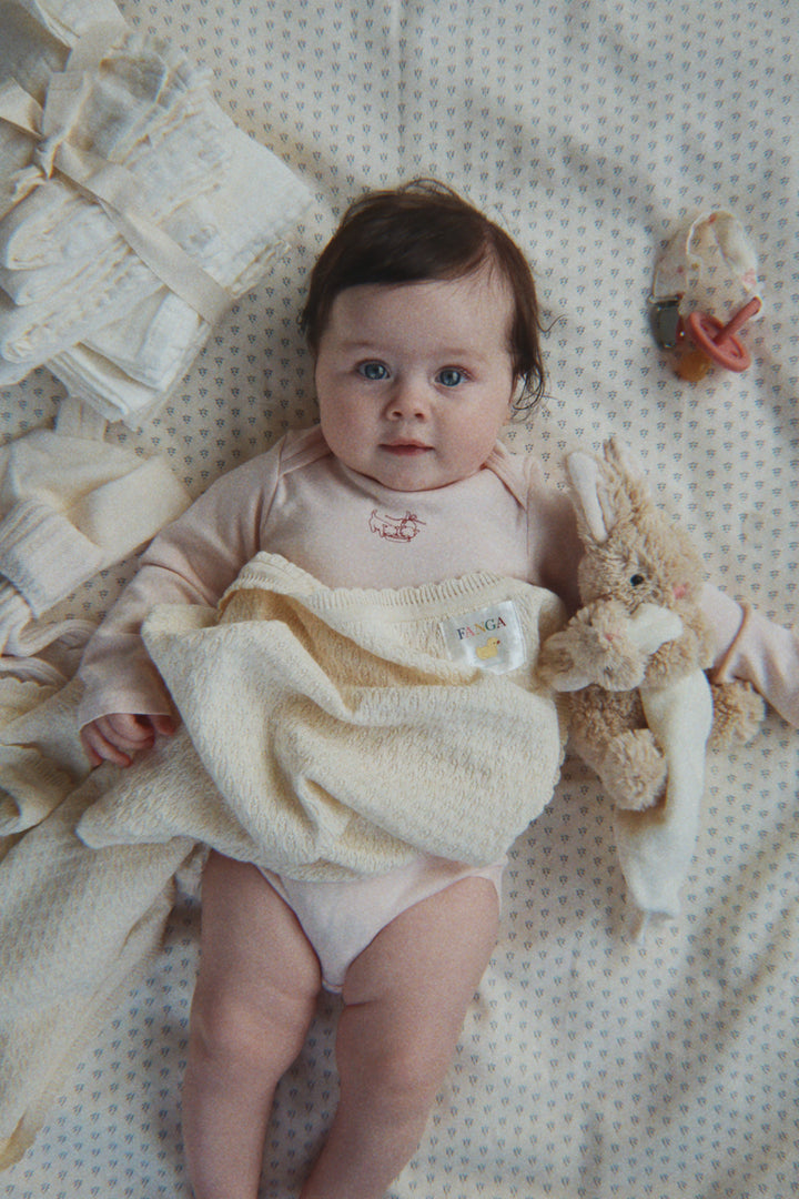 Konges Sløjd Fanga Fontana Piccobino Snuggle Toy - Oyster Grey