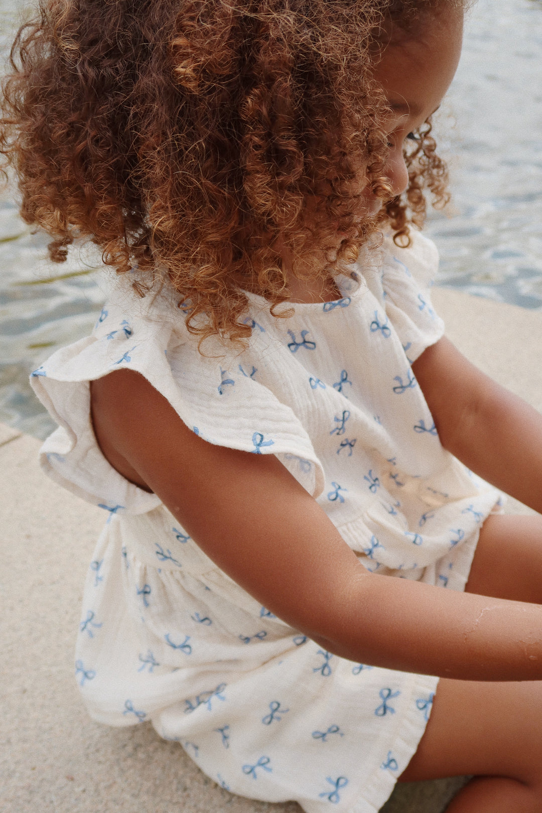 Konges Sløjd Coco Shorts GOTS - Bow Bleu