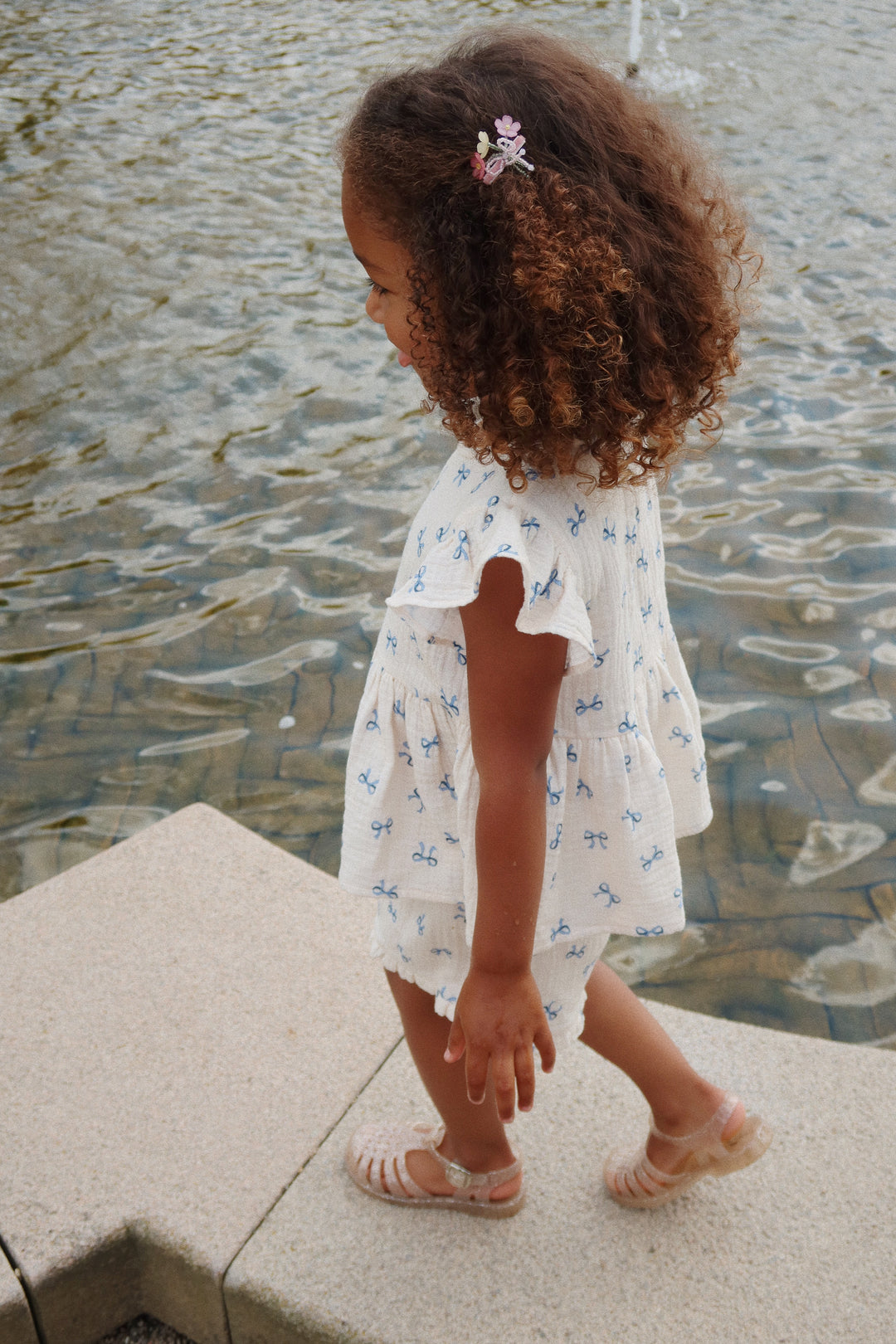 Konges Sløjd Coco Shorts GOTS - Bow Bleu