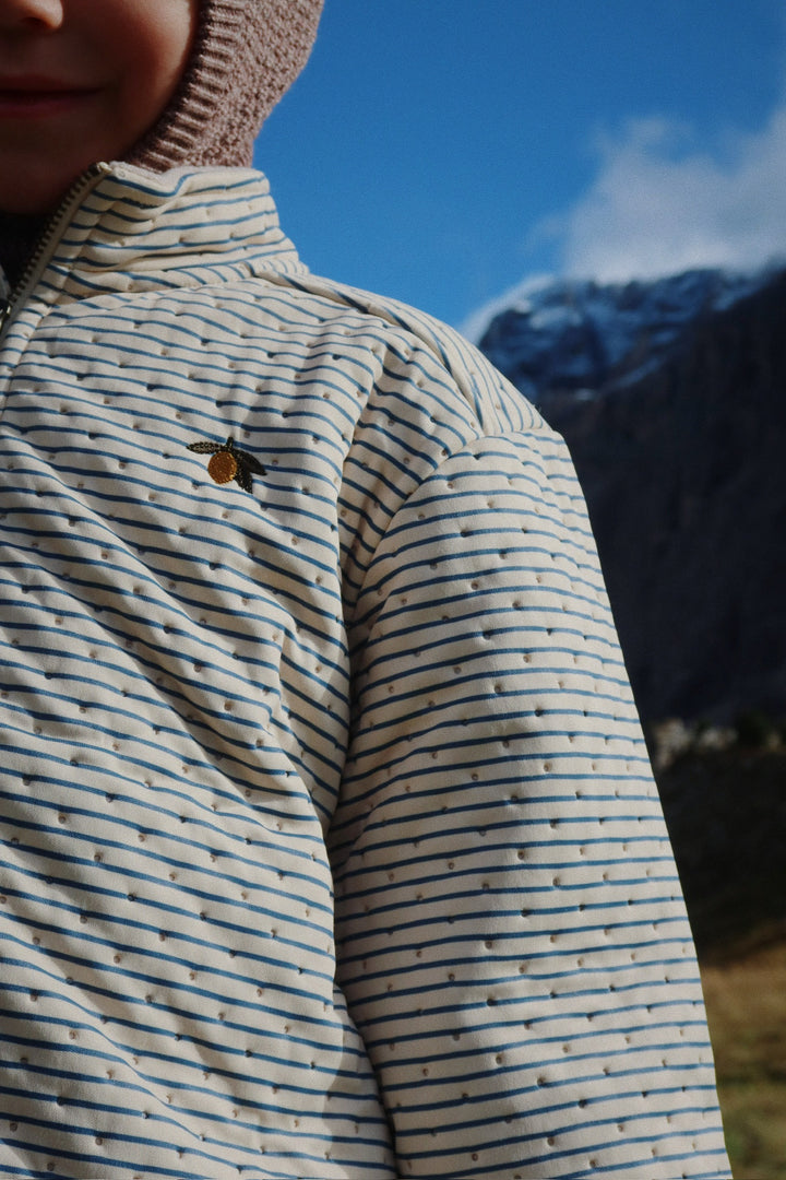 Konges Sløjd Thermo Frill Jacket - Stripe Bluie