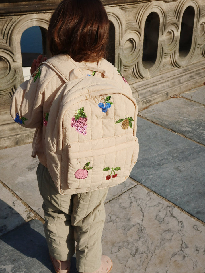 Konges Sløjd Juno Quilted Sequin Backpack - Frappe