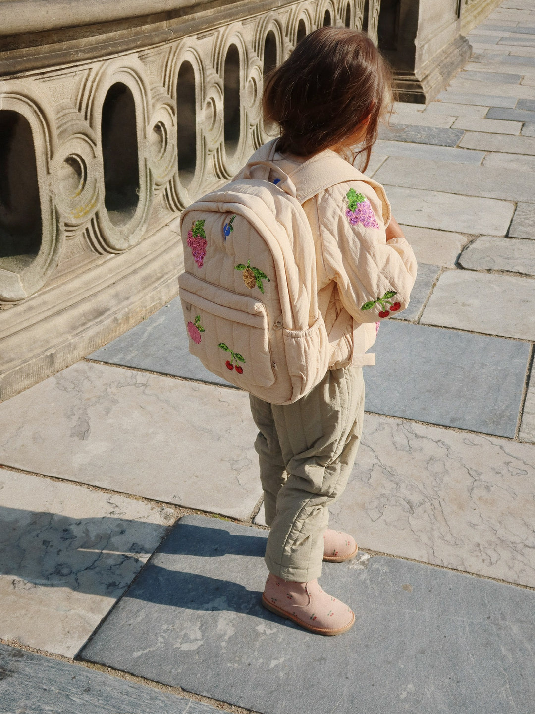 Konges Sløjd Juno Quilted Sequin Backpack - Frappe