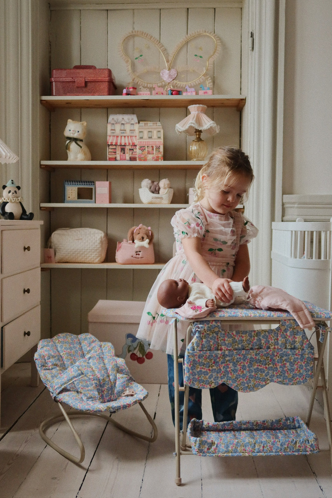 Konges Sløjd Doll Changing Table - Fleur Rosier / Pre Order