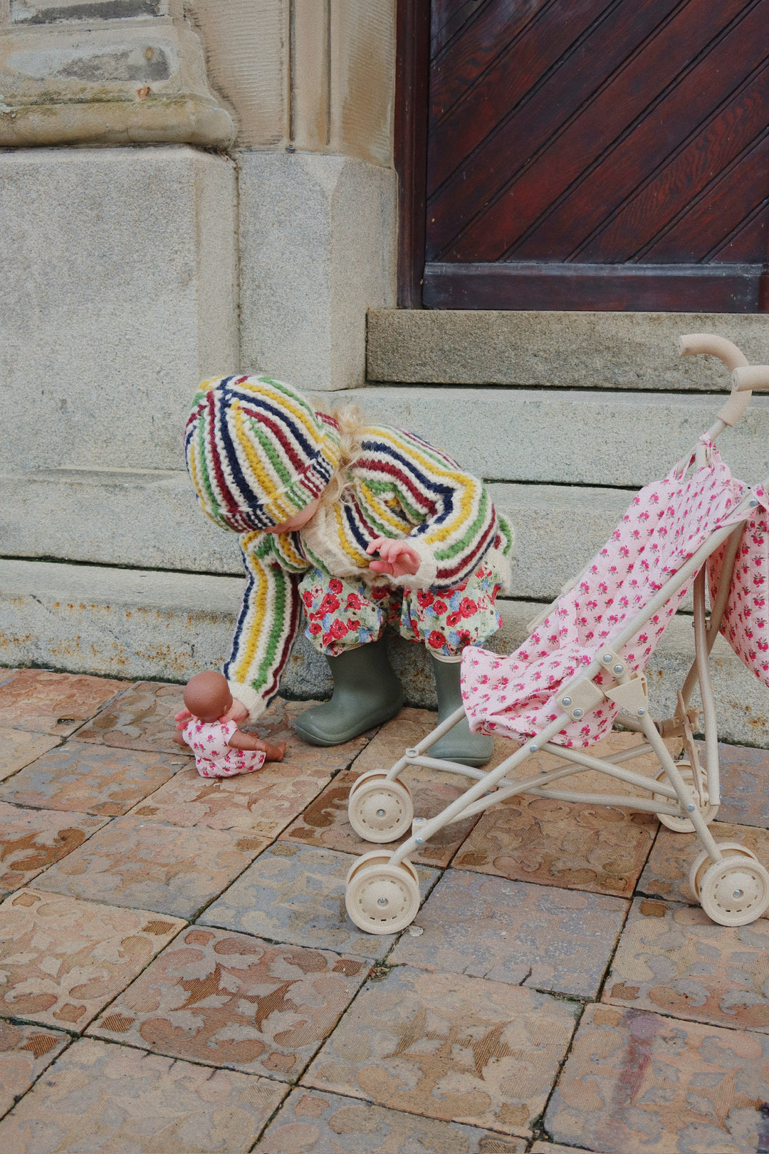 Konges Sløjd Doll Stroller - Rosie Rose