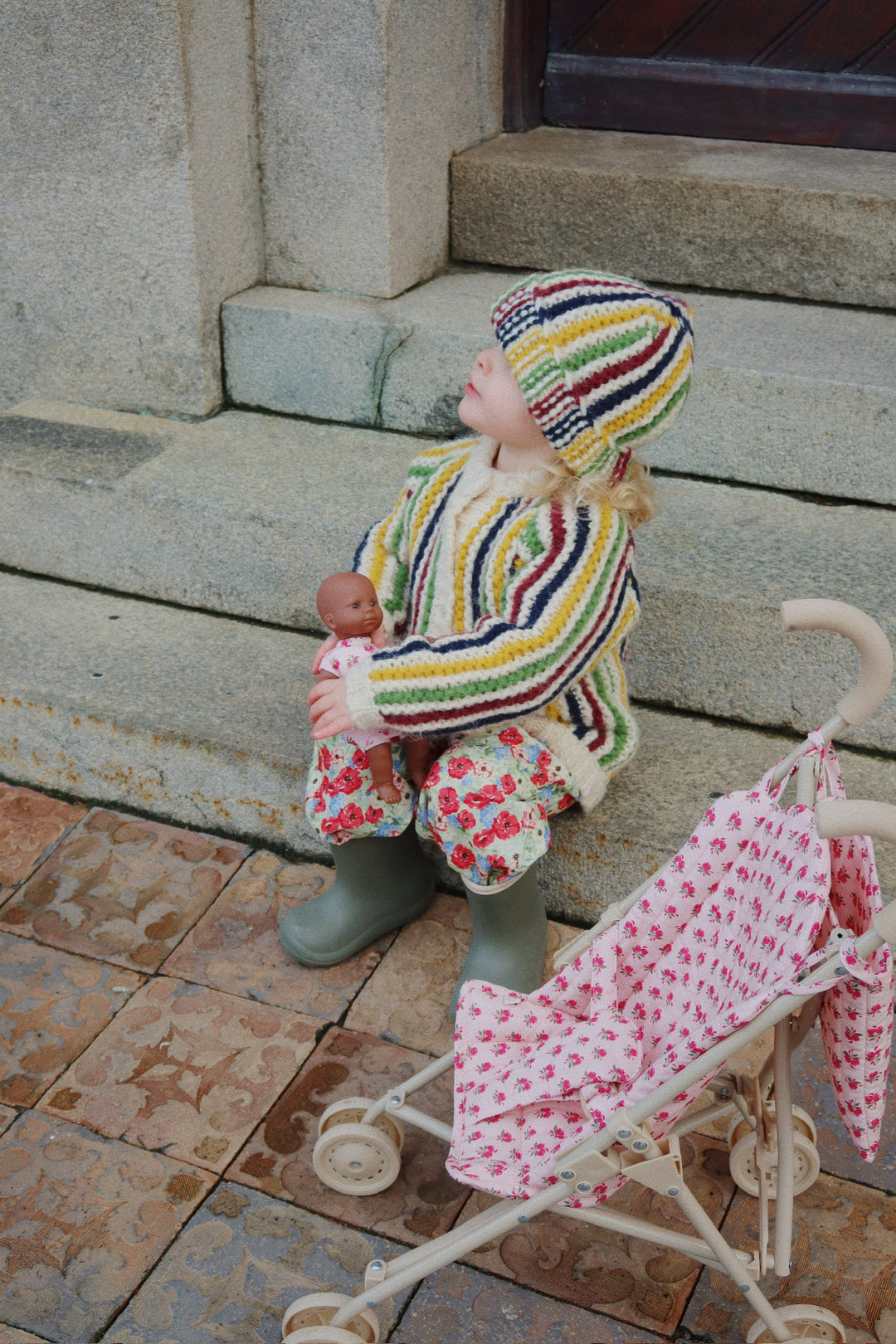 Konges Sløjd Doll Stroller - Rosie Rose