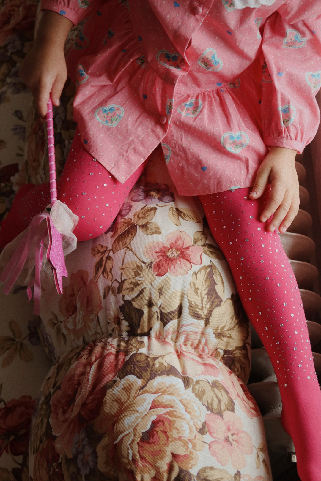 Konges Sløjd Glam Tights - Amour Pink