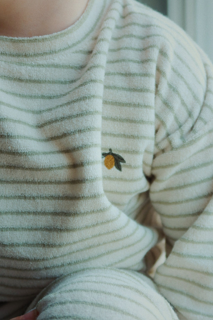 Konges Sløjd Itty Sweatshirt GOTS - Tea Stripe