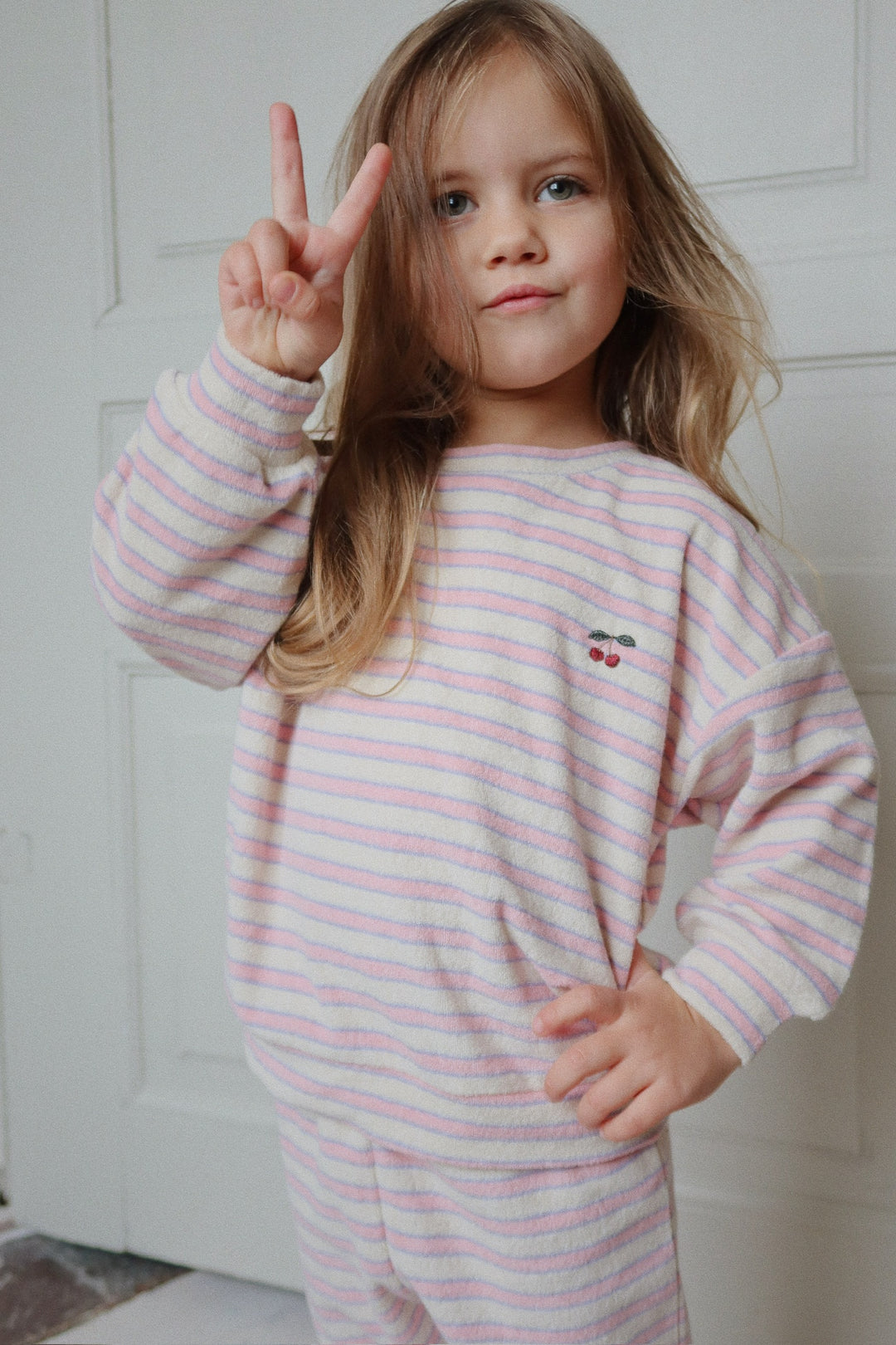 Konges Sløjd Itty Sweatshirt GOTS - Lolly Stripe