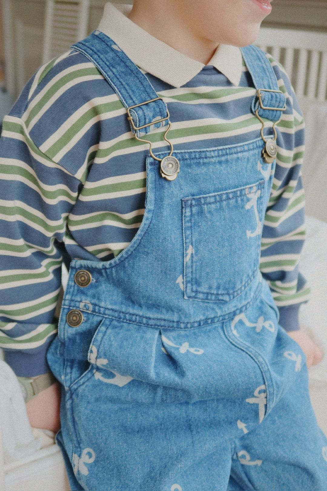 Konges Sløjd Spotty LS Polo GOTS - Spellbound Stripe / Coming Soon