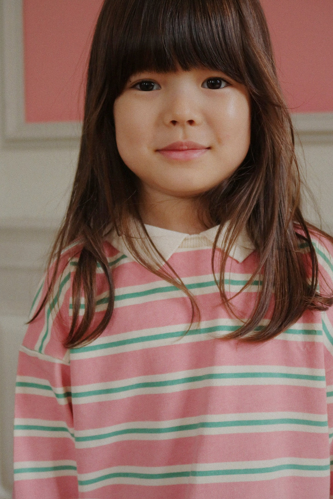 Konges Sløjd Spotty LS Polo GOTS - Blush Bound Stripe / Coming Soon