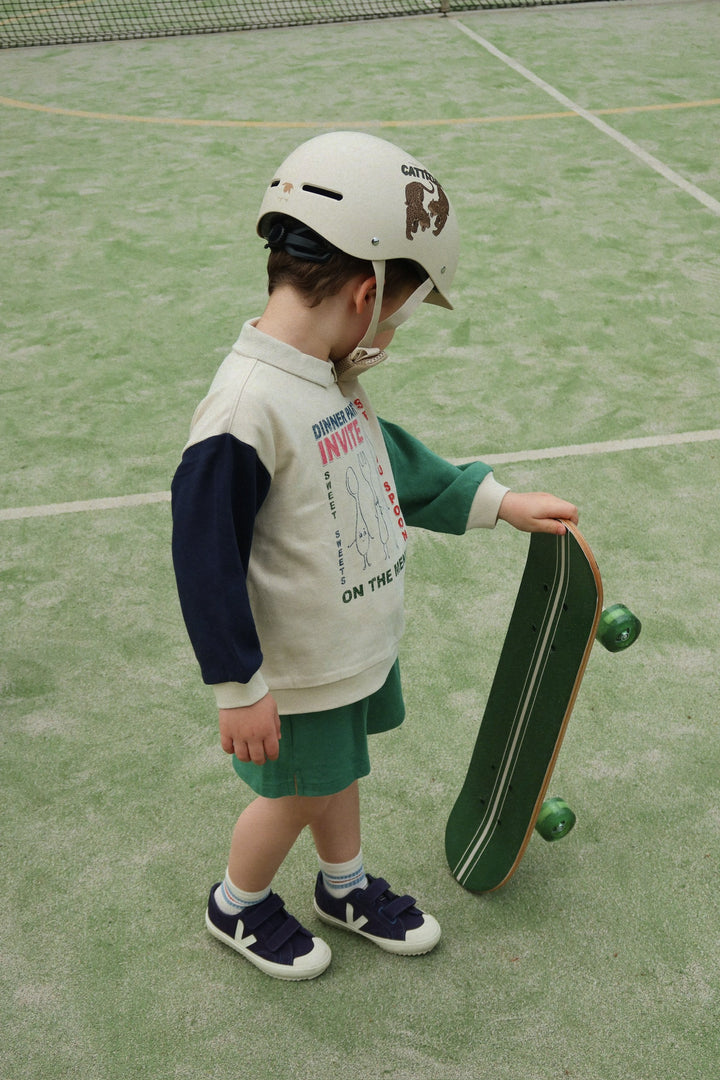 Konges Sløjd Spotty LS Polo Sweatshirt - Multi