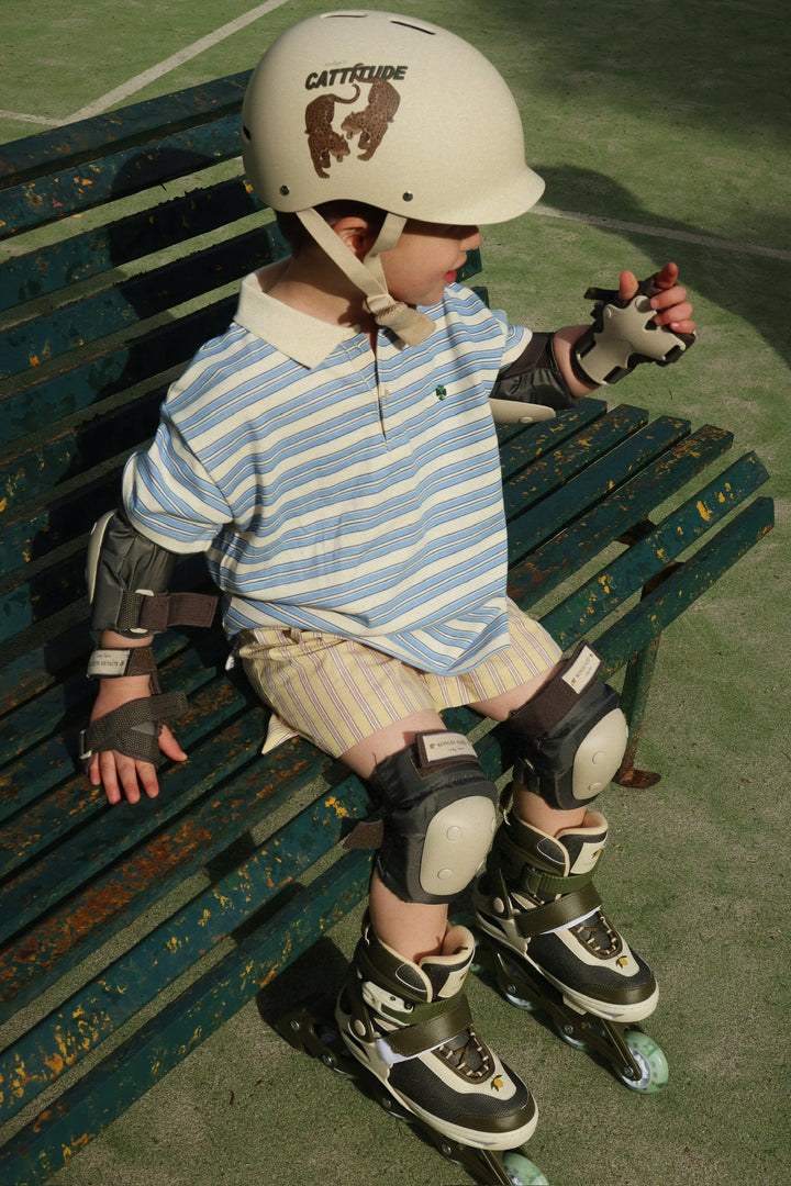 Konges Sløjd Spotty SS Polo - Stripe Ciel