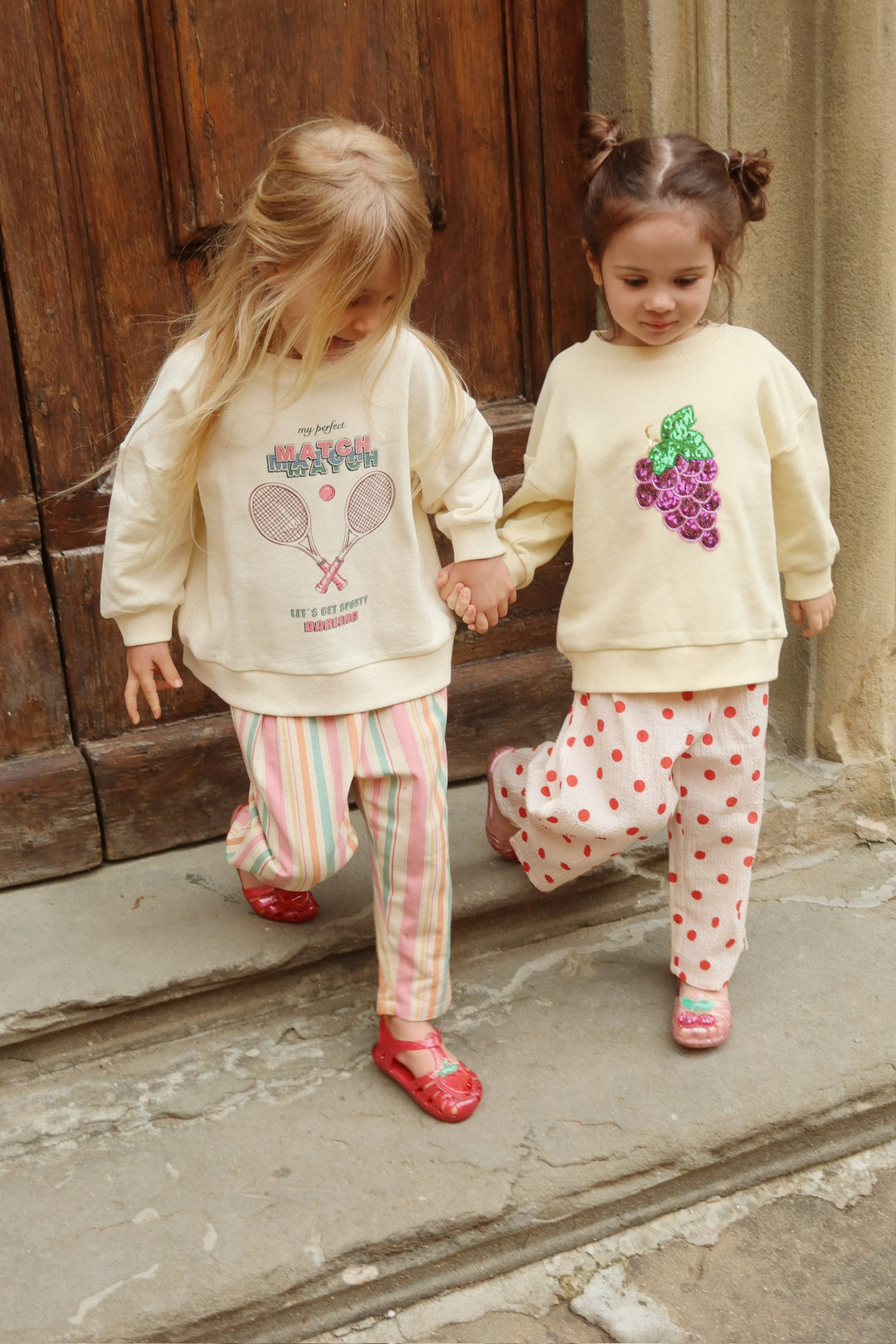Konges Sløjd Loupy Lou Sweatshirt - Buttercream
