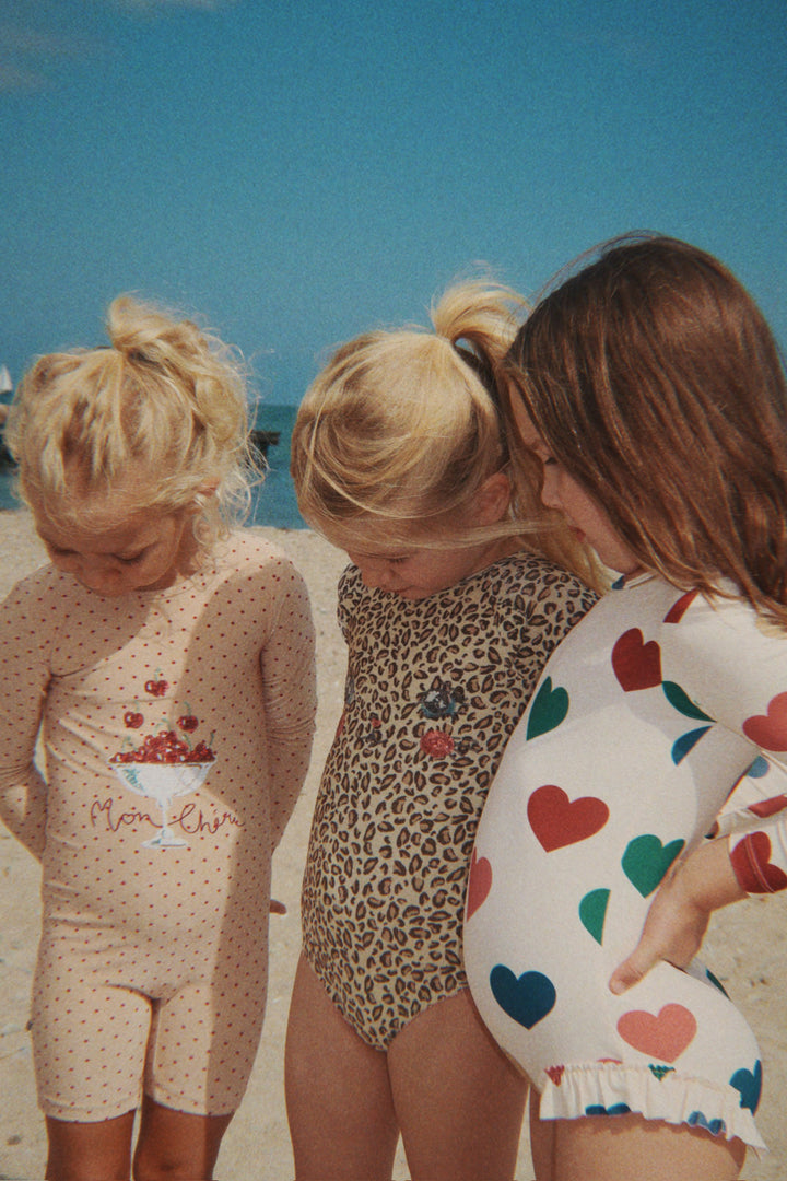 Konges Sløjd Manuca Long Sleeve Swimsuit - Bon Coeur Coloré