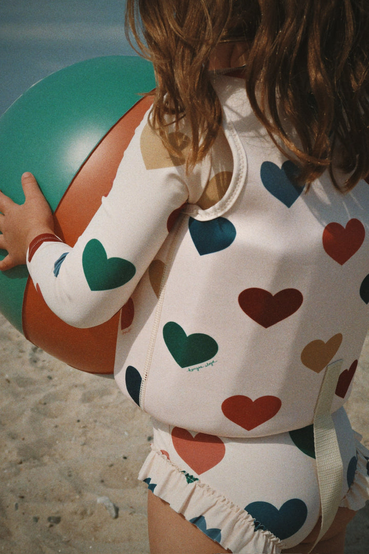 Konges Sløjd Manuca Long Sleeve Swimsuit - Bon Coeur Coloré