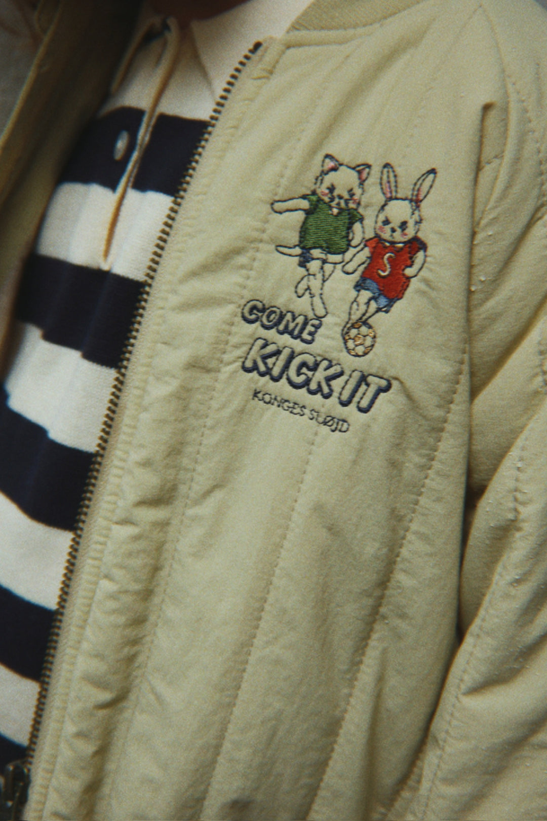 Konges Sløjd Juno Bomber Jacket - Pale Olive Green