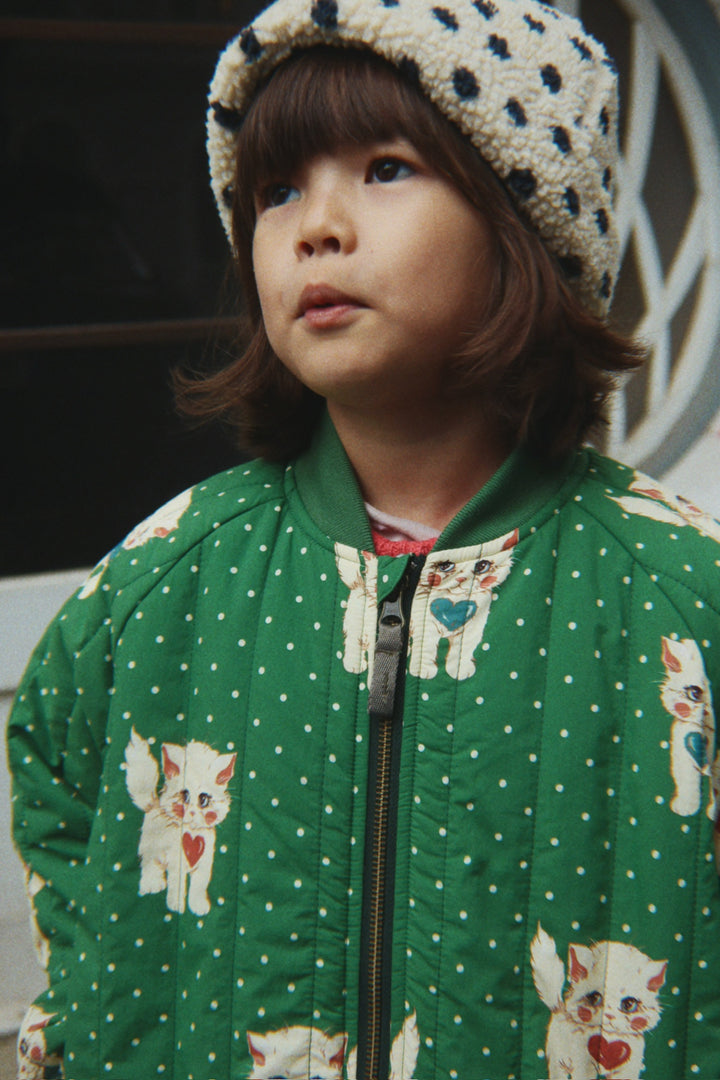 Konges Sløjd Juno Bomber Jacket - Dot Miao Verde