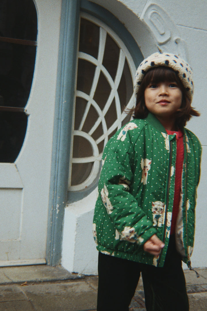 Konges Sløjd Juno Bomber Jacket - Dot Miao Verde