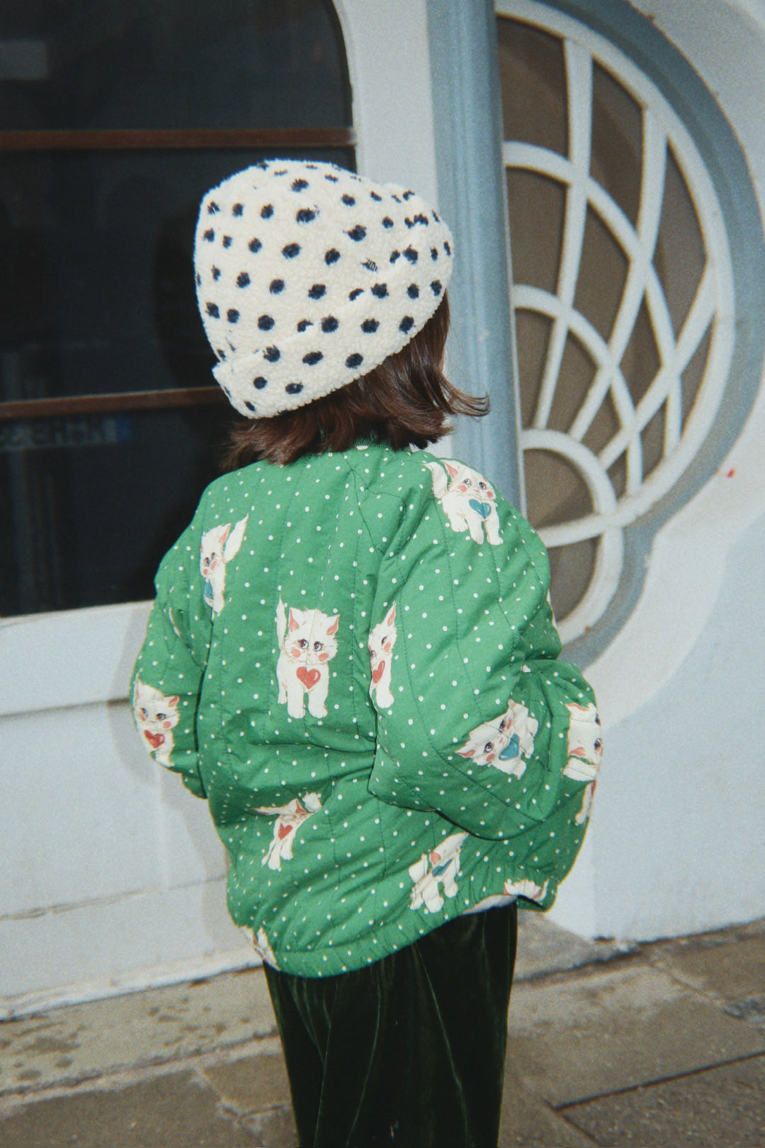 Konges Sløjd Juno Bomber Jacket - Dot Miao Verde