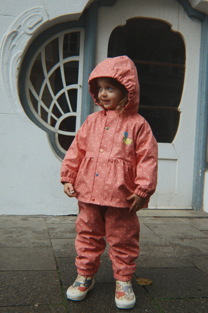 Konges Sløjd Rainy Palme Duckling Rain Jacket - Coeur Feathers
