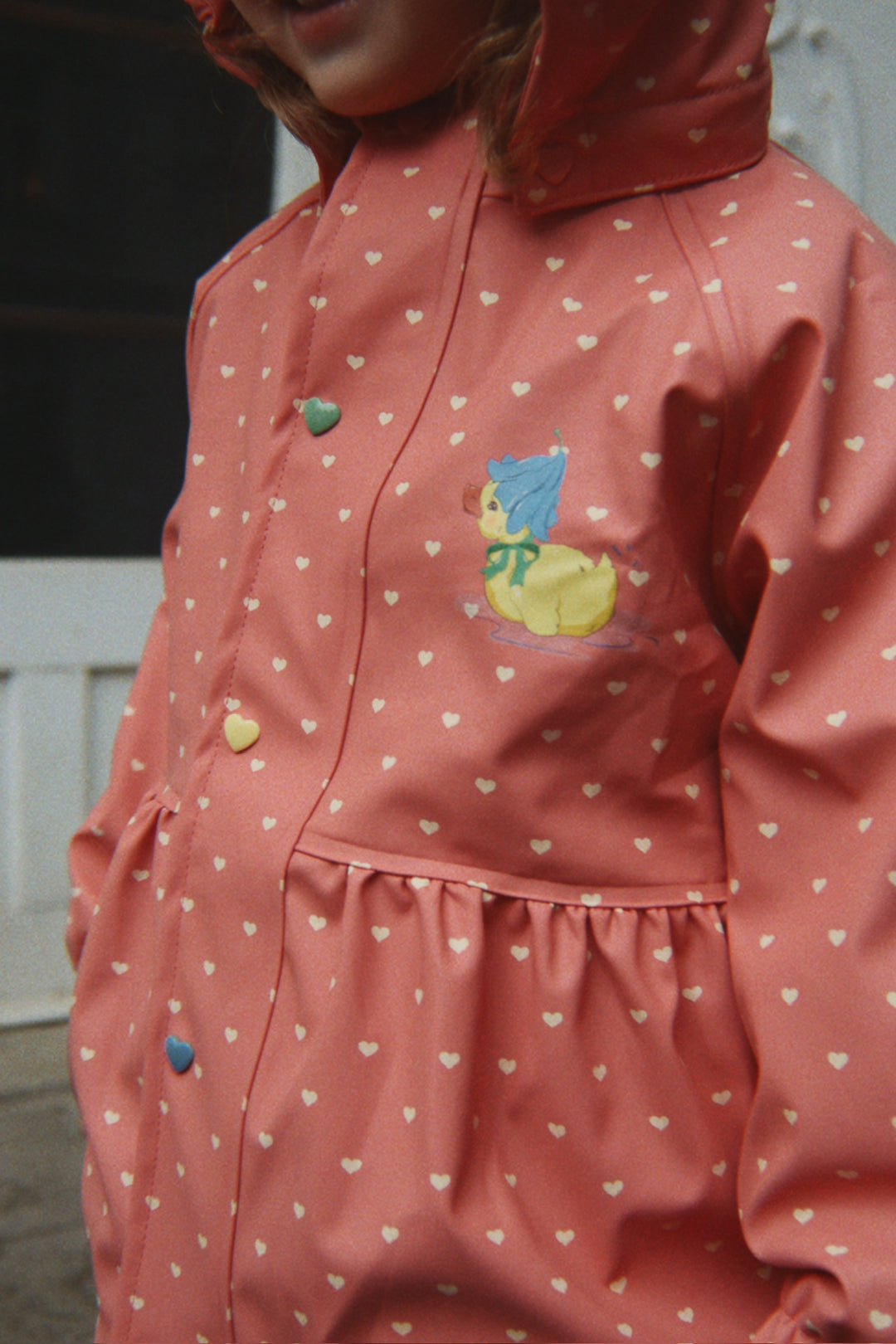 Konges Sløjd Rainy Palme Duckling Rain Jacket - Coeur Feathers