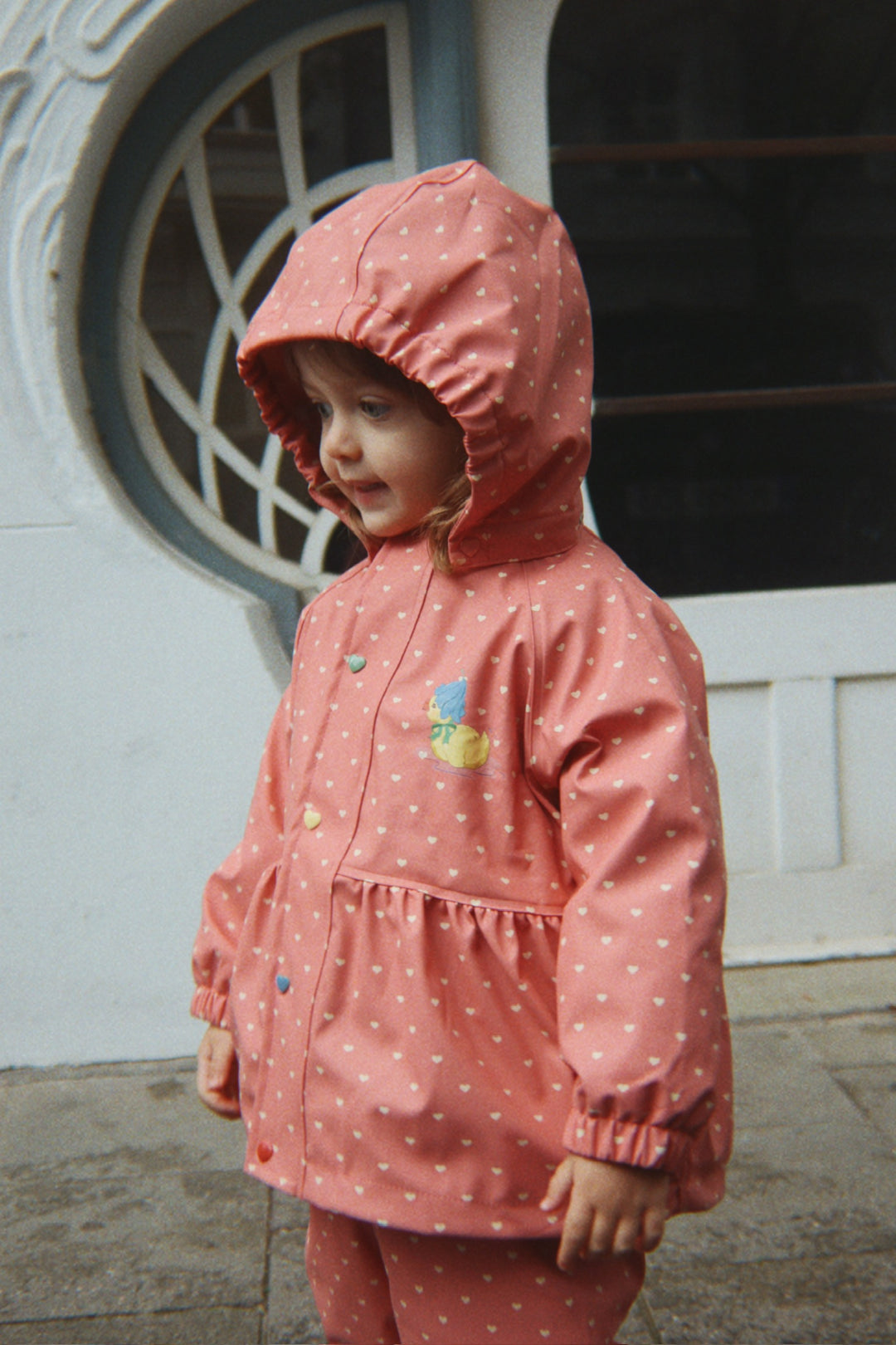 Konges Sløjd Rainy Palme Duckling Rain Jacket - Coeur Feathers