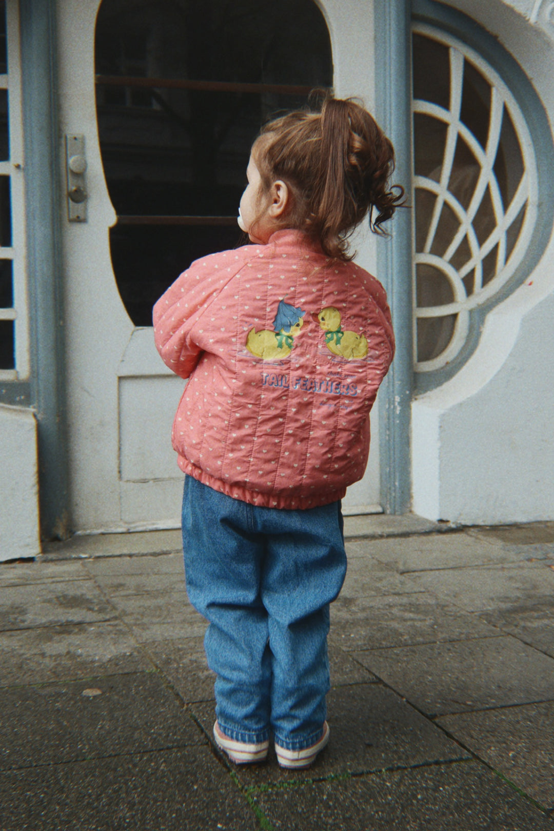 Konges Sløjd Juno Duckling Printed Bomber - Coeur Feathers