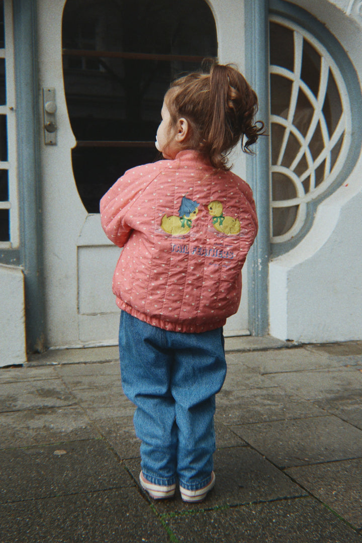 Konges Sløjd Juno Duckling Printed Bomber - Coeur Feathers