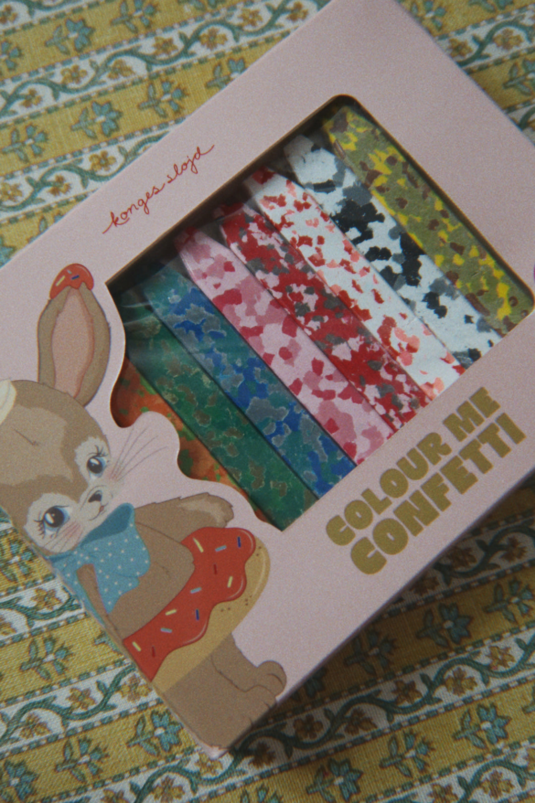 Konges Sløjd Confetti Crayons - Bunny