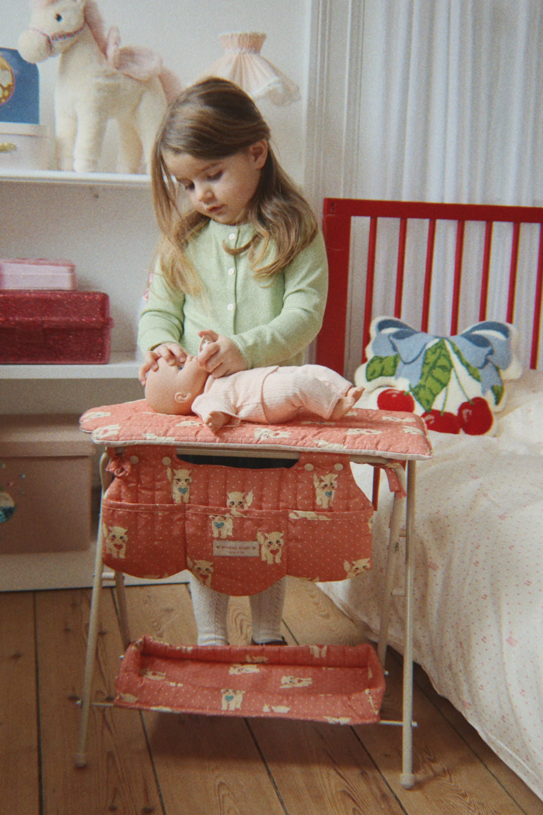 Konges Sløjd Doll Changing Table - Ciao Miao Rose