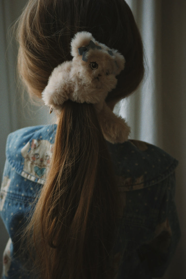 Konges Sløjd Furry Hair Elastic - Kitty