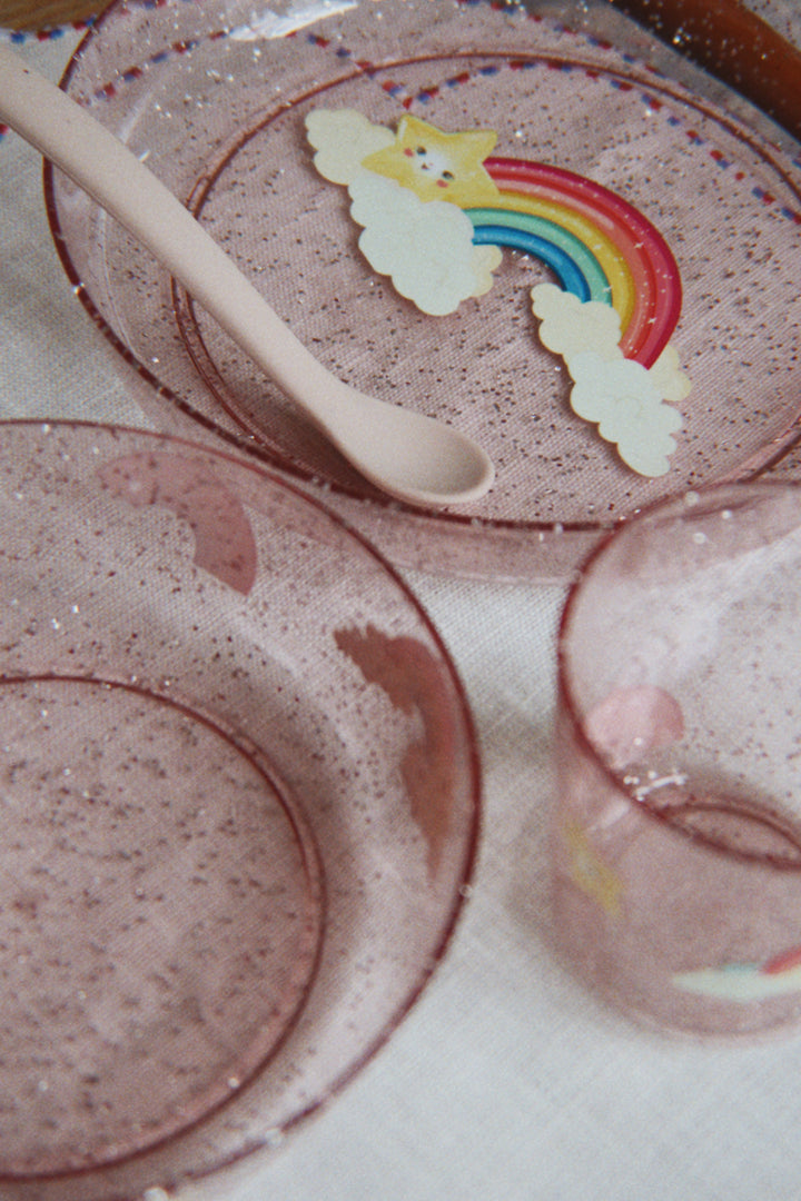 Konges Sløjd Sparkly Dinner Set - Rainbow